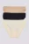 TRENDYOLMİLLA Dames 3-pack Zwart Effen Slips