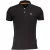 La Martina Zwarte Katoenen Heren Polo Shirt