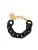 Cheeky Chain Munich Armband ‘Chunky Soft’  goud / zwart