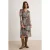TRENDYOLMİLLA Dames Meerkleurig Abstract Midi Lang Casual Skater Jurken