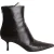 Jimmy Choo Puntige Enkelboots in Zwart Leer