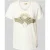 MOS MOSH T-shirt met geribde V-hals, model ‘Nadine’