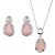 Orphelia ‘Rivera’ Dames 925 Zilveren Set: Halsketting + Oorbellen – Zilver SET-7480/PC