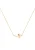 faina Ketting  goud / transparant