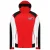 Fila Logo Heren Rood Kort Jasje