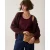 Summum 3s5244-30366 335 reversible top organic cotton elastane basic dark burgundy