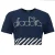 Diadora Crop Dames Navy T-shirt