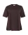 KAFFE CURVE Shirt ‘Jenna’  donkerbruin