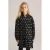 WE Fashion korte jurk met hartjes zwart