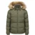 SoulCal Dames/Dames Bubble Pufferjack (Kaki Groen)
