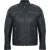 Leren biker racejack met rits