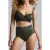 Marlies Dekkers Cache Coeur Seaweed Green Plunge Balcony Bikini Top