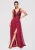 Ombre Avondjurk  bordeaux
