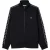 Lacoste Heren Gestreepte Volledige Rits Sweatshirt (Zwart)