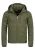 INDICODE JEANS Winterjas ‘Circus’  olijfgroen