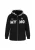 MYMO Sweatvest  donkerroze / zwart / wit
