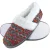 Dunlop – Dames Schattige Fluffy Pluche Winter Warme Luxe Comfort Gehaakte Huisslippers