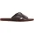 Timberland Heren leren platte sliders met kruisband (Gaucho)