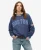 Superdry Vrouwen Athletic Essentials Relaxed Sweatshirt met Ronde Hals Blauw