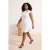Trendyol Curve Dames Wit Effen Kort / Mini Kort Stijlvol/Avond Skater Grote maten Jurk