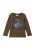 s.Oliver Shirt  blauw / donkerbruin / riet / wit