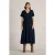 White Stuff Imogen Midi Dress Dark Navy