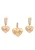 faina Sieraden set  goud / transparant