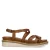 No Stress – Dames – Cognac leren sandalen met bandjes –