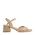 Manfield suède sandalettes beige