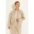 CLAUDIA BY CLAUDIA STRÄTER tapered broek met ceintuur – zand