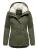 Marikoo dames winterjas met teddyfleece voering & capuchon