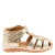 Bisgaard leren sandalen goud