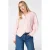 MS Mode gestreepte blouse – lichtroze