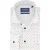 Ledub overhemd wit printje wide collar