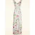 Deveny Floral maxi jurk in wit