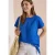 Blouse met ronde hals en knoopdetail