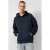 QS oversized hoodie met backprint – blauwzwart