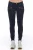Motostyle Skinny Jeans met Gouden Ritsen