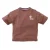 Z8 mini T-shirt Dez met backprint bruin