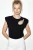 Uitgesneden Ronde Hals T-Shirt