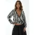 Zebra Print V-Hals Trui
