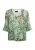 Faina Blouse shirt Dames Turkoois Veelkleurig