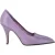 Victoria Beckham Puntige Hak Pump in Paars Leer