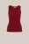 WE Fashion – Dames tanktop van ribstof – Rood – Biologisch katoen –