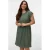 VERO MODA CURVE mini jurk groen