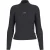 Guess Dames/Dames Tekst Logo Geribde Slanke Coltrui (Jet Zwart)