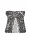 faina Top  zwart / offwhite