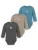 normani Rompertje/body ‘Auckland’  beige / blauw / donkerbruin / gemengde kleuren