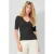 QS T-shirt zwart