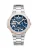 Kenneth Cole Analoog horloge ‘Rockland’  ultramarine blauw / koper / zilver